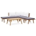 thumbnail image 1 of vidaXL 6 Piece Patio Lounge Set Solid Wood Acacia, 1 of 12