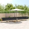 thumbnail image 1 of vidaXL 6 Piece Patio Pallet Sofa Set with Cushions Solid Wood Acacia, 1 of 11