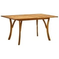 thumbnail image 1 of vidaXL 7 Piece Patio Dining Set Solid Acacia Wood, 1 of 12