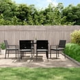 thumbnail image 1 of vidaXL 7 Piece Patio Dining Set with Cushions Poly Rattan and Steel, 1 of 10