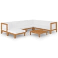 thumbnail image 1 of vidaXL 8 Piece Patio Lounge Set with Cushions Solid Acacia Wood, 1 of 12