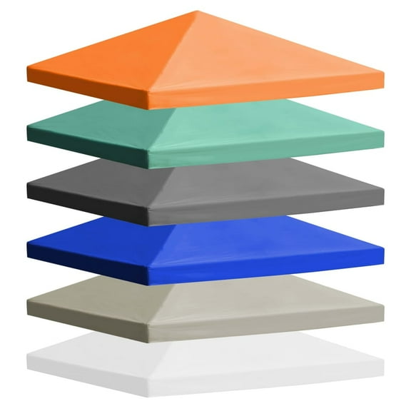 vidaXL 9.8" x 9.8" Green Gazebo Top Cover Outdoor Canopy, Sunshade Waterproof