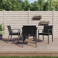 thumbnail image 1 of vidaXL 9 Piece Patio Dining Set with Cushions Poly Rattan and Steel, 1 of 105