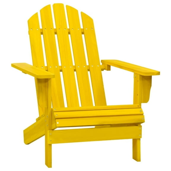 vidaXL Adirondack Chair Lounge Patio Lawn Chair for Garden Solid Wood Fir