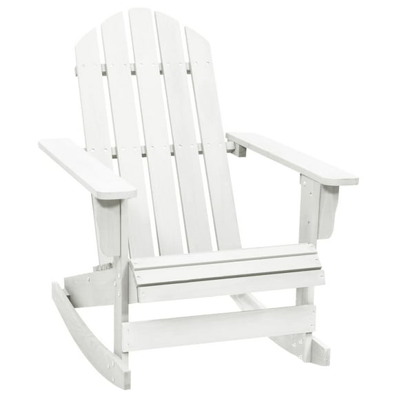 vidaXL Adirondack Rocking Chair Lounge Patio Chair for Garden Solid Wood Fir