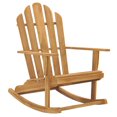 thumbnail image 1 of vidaXL Adirondack Rocking Chair Porch Rocker with High Back Solid Wood Teak, 1 of 12