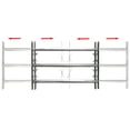 thumbnail image 1 of vidaXL Adjustable Security Grille for Windows with 3 Crossbars 19.7"-25.6", 1 of 3