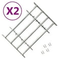 thumbnail image 1 of vidaXL Adjustable Security Grilles for Windows 2 pcs 39.4"-59.1", 1 of 5