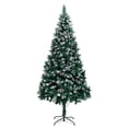 thumbnail image 1 of vidaXL Artificial Christmas Tree with Pine Cones and White Snow 82.7, 321017, 1 of 11