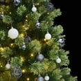 thumbnail image 1 of vidaXL Artificial Hinged Christmas Tree 300 LEDs & Ball Set 70.9", 1 of 7