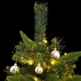thumbnail image 1 of vidaXL Artificial Hinged Christmas Tree 300 LEDs & Ball Set 94.5", 1 of 7