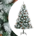 thumbnail image 1 of vidaXL Artificial Hinged Christmas Tree with Cones and Berries 70.9, 1 of 8