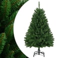 thumbnail image 1 of vidaXL Artificial Hinged Christmas Tree with Stand Green 47.2", 1 of 7