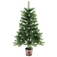thumbnail image 1 of vidaXL Artificial Pre-lit Christmas Tree Holiday Decoration Xmas Tree Green, 1 of 31