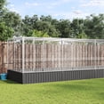 thumbnail image 1 of vidaXL Aviary with Extension Silver 246.1"x81.5"x83.5" Steel, 1 of 7