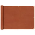 thumbnail image 1 of vidaXL Balcony Screen Oxford Fabric 35.4"x236.2"Terracotta, 1 of 32