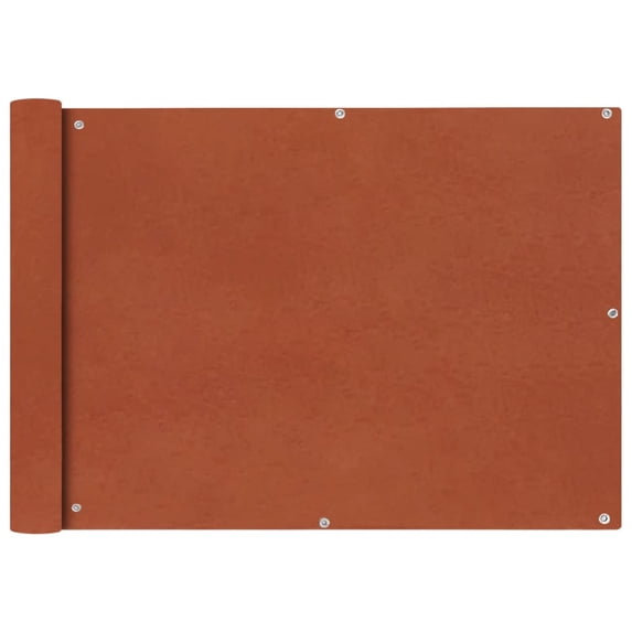 vidaXL Balcony Screen Oxford Fabric 35.4"x236.2"Terracotta