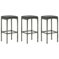 thumbnail image 1 of vidaXL Bar Stool Bar Seat Counter Height Island Stool for Pub Poly Rattan, 1 of 62