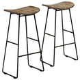 thumbnail image 1 of vidaXL Bar Stool Bar Seat Counter Height Island Stool for Pub Reclaimed Teak, 1 of 17