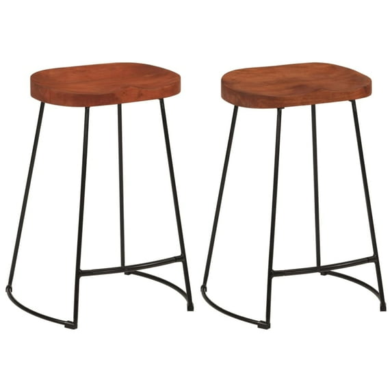 vidaXL Bar Stool Bar Seat Counter Height Island Stool for Pub Solid Mango Wood