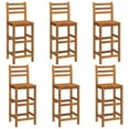 thumbnail image 1 of vidaXL Bar Stool Bar Seat Counter Height Stool for Kitchen Pub Solid Wood, 1 of 16