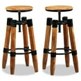 thumbnail image 1 of vidaXL Bar Stools 2 Pcs Solid Mango Wood, 1 of 9