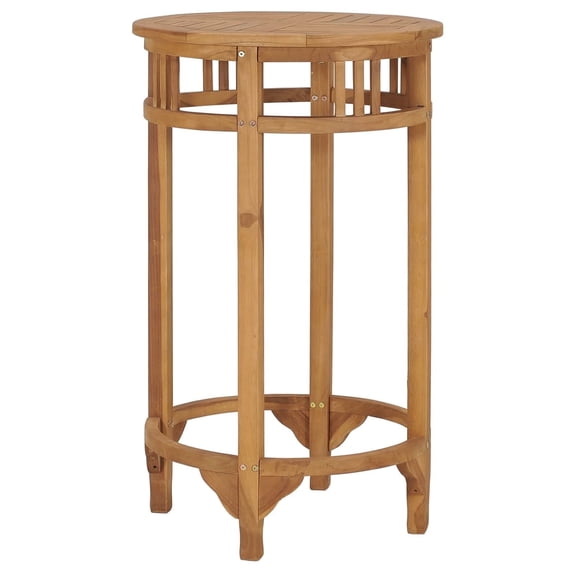 vidaXL Bar Table 23.6" Solid Wood Teak