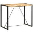 thumbnail image 1 of vidaXL 55.1" Portable Solid Mango Wood Patio Bar Table, Multicolor, 1 of 136