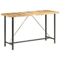 thumbnail image 1 of vidaXL Bar Table 70.9"x27.6"x42.1" Rough Mango Wood, 1 of 11