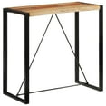 thumbnail image 1 of vidaXL Bar Table Kitchen Dining Room Pub Table Bistro Table Solid Wood Mango, 1 of 9