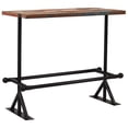 thumbnail image 1 of vidaXL Bar Table Kitchen Table Bistro Table Solid Reclaimed Wood Multicolor, 1 of 28