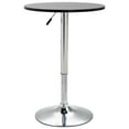 thumbnail image 1 of vidaXL Bar Table Pub Table Bistro Table for Kitchen Dining Room Black MDF, 1 of 4