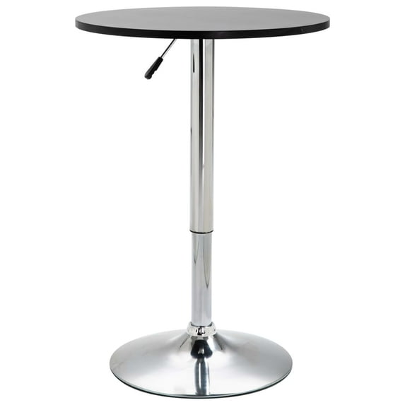 vidaXL Bar Table Pub Table Bistro Table for Kitchen Dining Room Black MDF