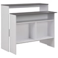 thumbnail image 1 of vidaXL Bar Table Pub Table for Kitchen Dining Bistro Table with 2 Table Tops, 1 of 9