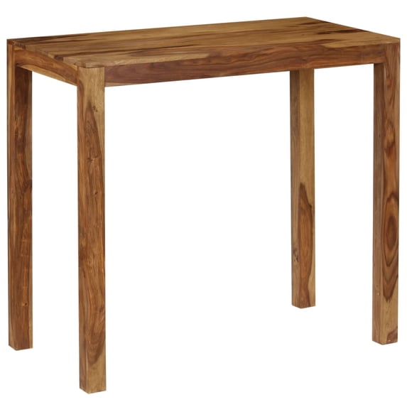 vidaXL Bar Table Solid Sheesham Wood 46.4"x23.6"x42.1"