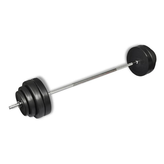vidaXL Barbell with Plates Set 132.3 lb