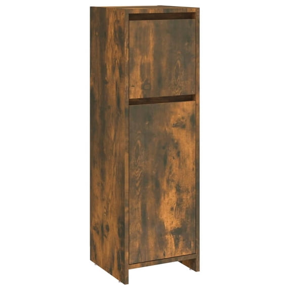 vidaXL Bathroom Cabinet Bath Linen Cabinet Bathroom Vanity Engineered Wood