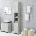 thumbnail image 1 of vidaXL Bathroom Cabinet Concrete Gray 11.8"x11.8"x72.2" Chipboard, 1 of 4