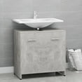 thumbnail image 1 of vidaXL Bathroom Cabinet Concrete Gray 23.6"x13"x22.8" Chipboard, 1 of 4