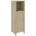 thumbnail image 1 of vidaXL Bathroom Cabinet Sonoma Oak 11.8"x11.8"x37.4" Engineered Wood, 1 of 29