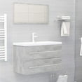 thumbnail image 1 of vidaXL Bathroom Furniture Set 2 Piece Chipboard Storage Washroom Multi Colors, 1 of 36