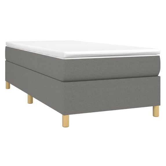 vidaXL Bed Frame Box Spring Platform Bed Mattress Foundation Bedroom Fabric