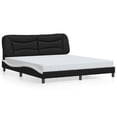 thumbnail image 1 of vidaXL Bed Frame with LED Lights Base Platform Bedroom Furniture Faux Leather, 1 of 139