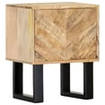 thumbnail image 1 of vidaXL Bedside Cabinet 15.7"x11.8"x19.7" Solid Mango Wood, 1 of 10