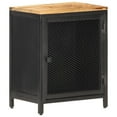 thumbnail image 1 of vidaXL Bedside Cabinet 15.7"x11.8"x20.9" Solid Rough Mango Wood, 1 of 3