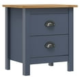 thumbnail image 1 of vidaXL Bedside Cabinet Accent End Table Living Room Office Solid Wood Pine, 1 of 34
