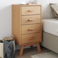 thumbnail image 1 of vidaXL Bedside Cabinet OLDEN Brown Solid Wood Pine, 1 of 26