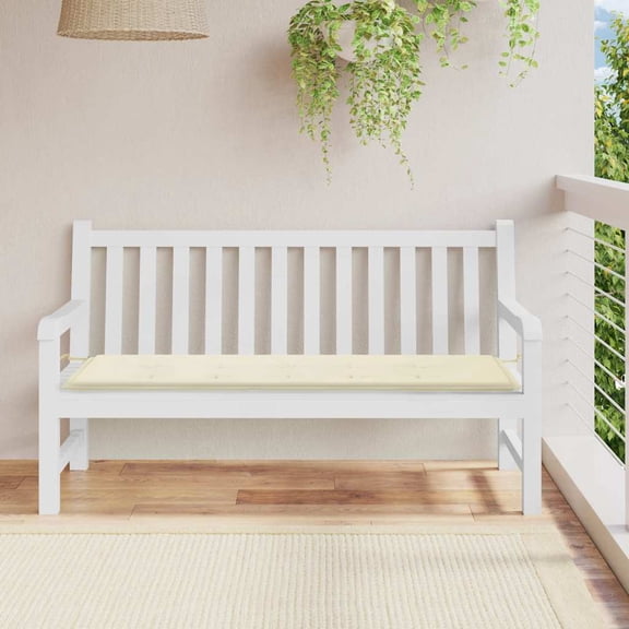 vidaXL Bench Cushion Water Repellent Outdoor Garden Seat Cushion Oxford Fabric