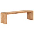 thumbnail image 1 of vidaXL Bench Solid Acacia Wood Dining seat Hallway 43.3"x18.1"/63"x17.7", 1 of 3