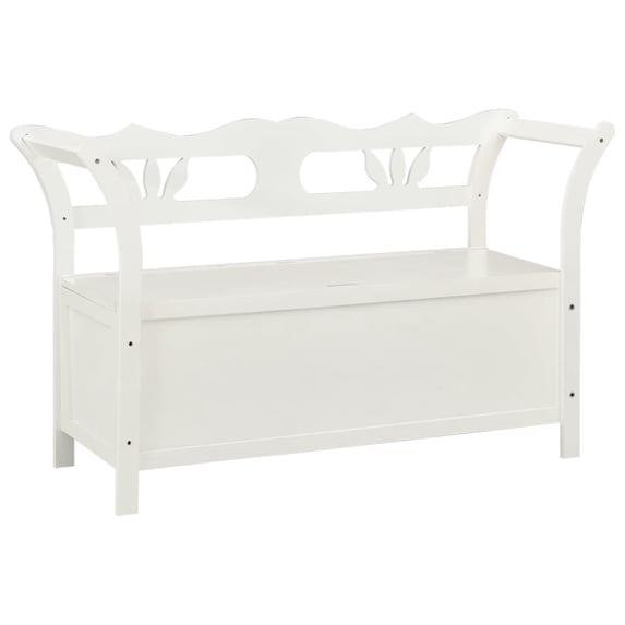 vidaXL Bench Storage Hall Bench for Living Room Dining Room Solid Wood Fir
